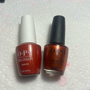 Opi gel set new collection liquid fire